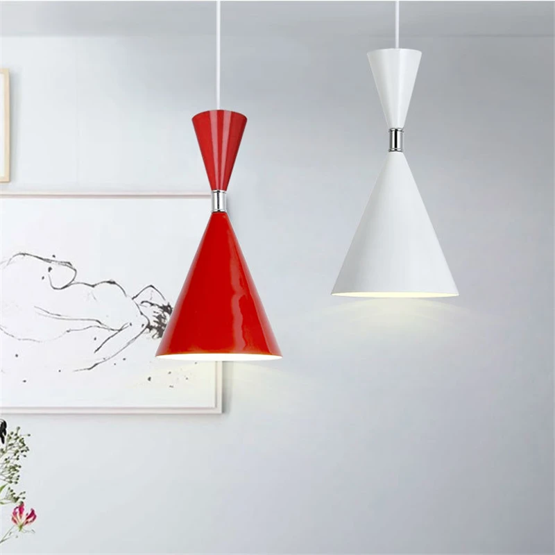Eusolis moderno nórdica colgante Retro Luces lámpara Industrial lámpara de iluminación Interior Luces Decorativas Lampadario Camera Da Letto