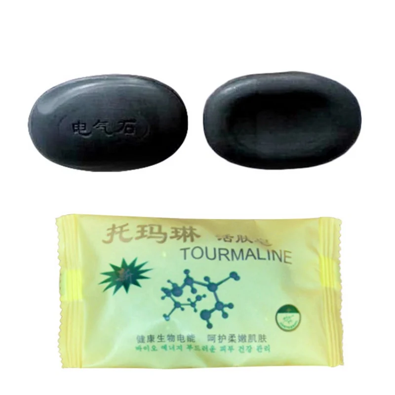

1pcs 50g Bamboo Black Soap Makeup Deep Clean Ance Face & Body Unisex Beauty Healthy Care Soap