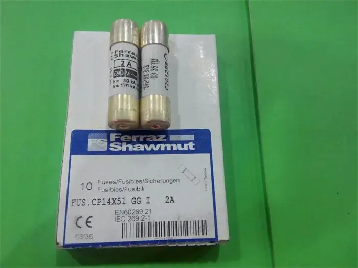 

Free shipping 5pcs Import fuse fuse ceramic 14X51MM GOULD genuine 2A 690V 120KA gl-gG