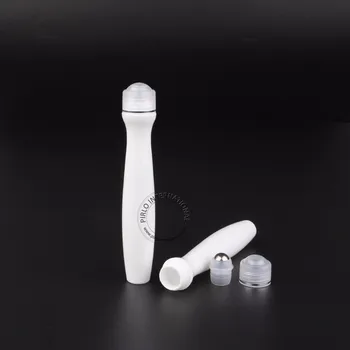 

50pcs/Lot Wholesale Empty Plastic 15ml Roll On Bottle Small Women Cosmetic Parfum Box White Packaging Portable Travel Pot