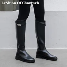 Модные Роскошные брендовые Дизайнерские Сапоги; женские сапоги до колена на молнии; рыцарские сапоги; женские сапоги для верховой езды; черная обувь; размеры 34-42
