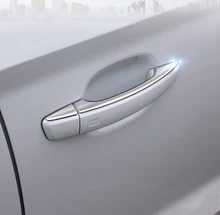 In Acciaio Inox Esterno Porta Maniglia Dello Sportello Laterale Autoadesivo Della Copertura Trim 8 pz Per Audi Q2 2017 2018