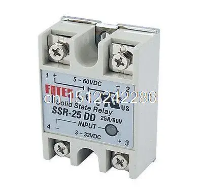 

Solid State Relay SSR DC-DC 25A 3-32VDC/5-60VDC