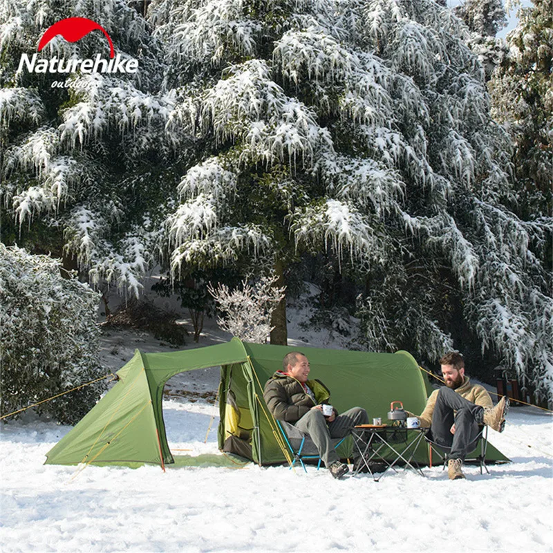 

2019 Naturehike New Ultralight Opalus Tunnel Double Tent Outdoor Camping Hiking 3 Persons Tent NH17L001-L