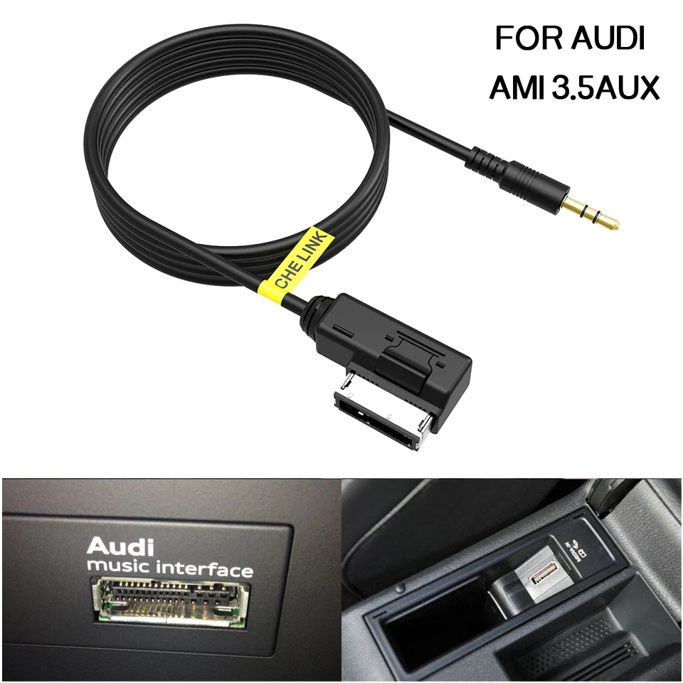 AMI MMI 3 5 мм разъем для музыкального интерфейса аудио AUX MP3 Кабель адаптер Audi A3 v