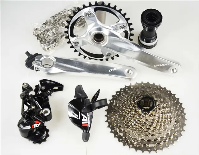 Cheap bike Groupset Group Set 1X11 speed bicycle parts  mtb group set mountainbike groupset