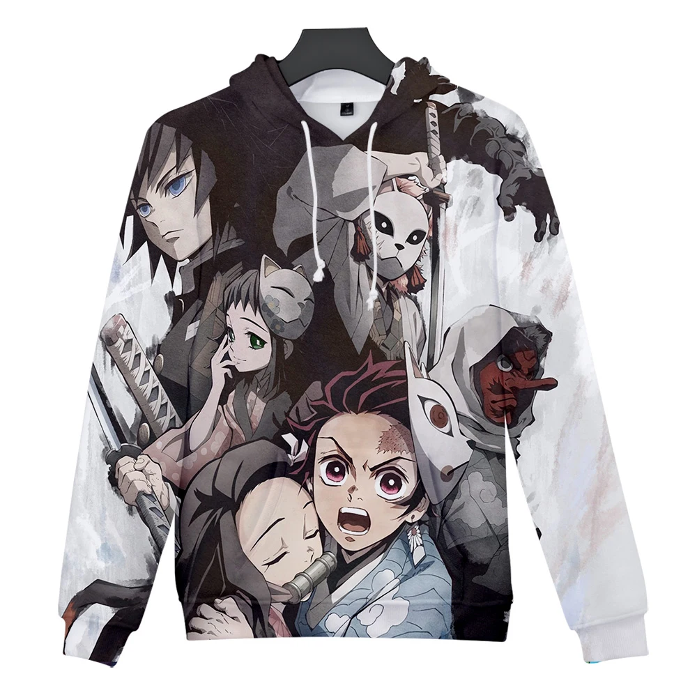 2019 японский аниме демон Slayer: Kimetsu no Yaiba 3D Толстовка с капюшоном Мужская/Женская