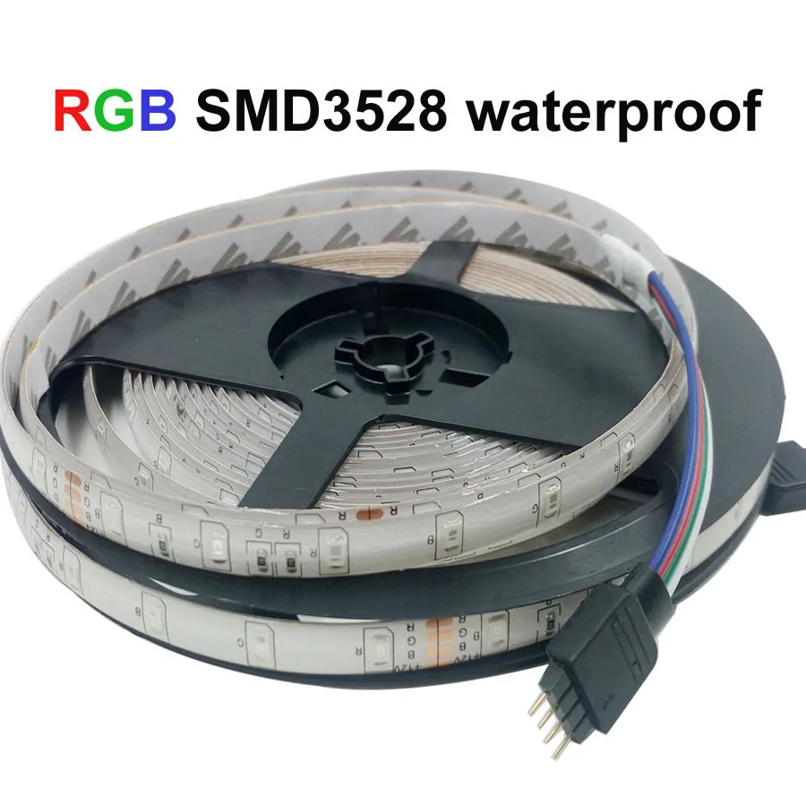 2835 SMD RGB светодиодный светильник 5 м 10 м светодиодный светильник s лента светодиодный диодный светильник Гибкий контроллер 24 кнопки DC 12 В адаптер