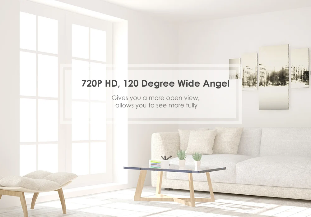 XIAOMI CHUANGMI  720P Smart Camera IR Remote Control / Wireless WiFi / Motion Detection