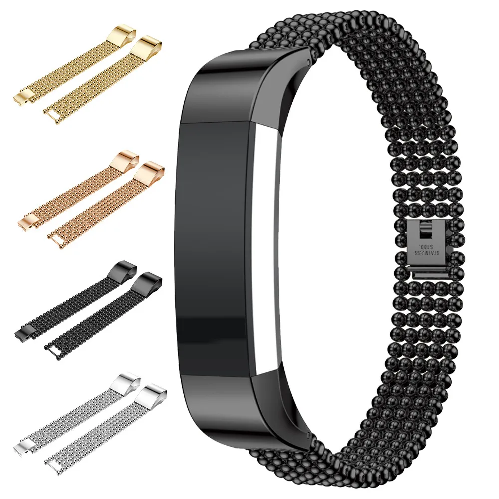 

NEW Replacement Loop Strap Steel metal wristband for Fitbit Alta HR/Alta Magnetic closure clasp Band bracelet Stainless 30-NEW
