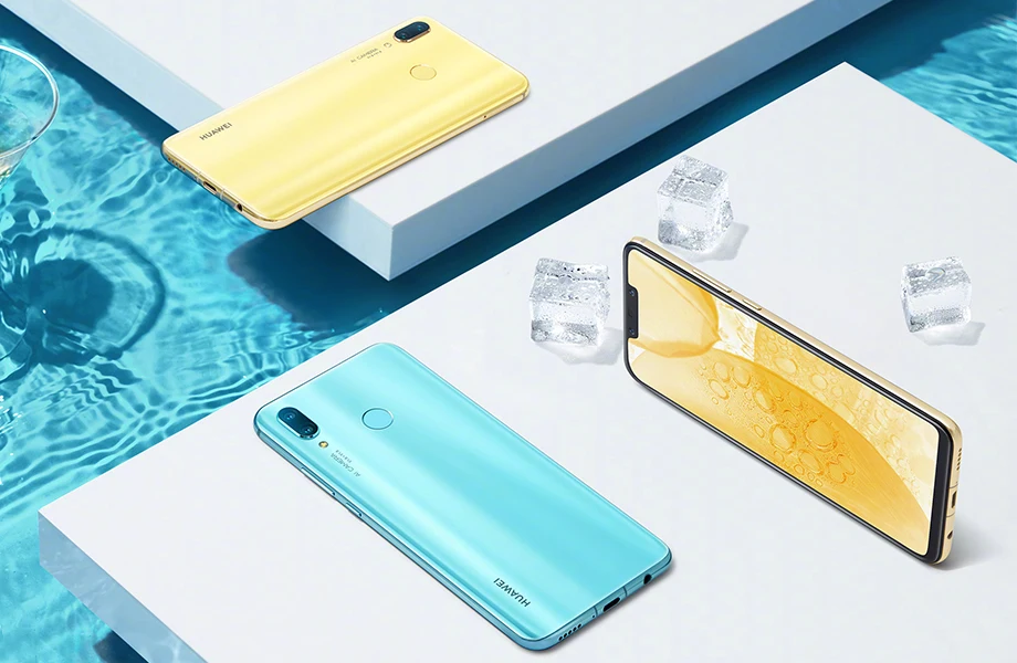 Мобильный телефон HuaWei Nova 3 4G LTE Kirin 970 Android 8,1 6," 2340X1080, 6 ГБ ОЗУ, 128 Гб ПЗУ, МП, распознавание лица, отпечаток пальца