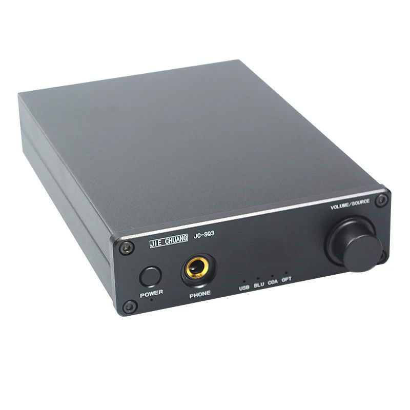 

2017 JIE CHUANG SQ3 AK4490 Decoder Headphone Amplifiers TPA6120 DAC USB 24bit/96k/ Fiber / Coaxial / Bluetooth CSR8670