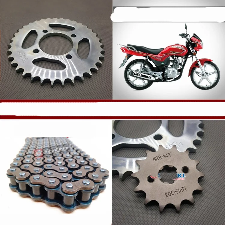 

GD110 Roller Motorcycle Chain With 35T 14T/15T/16T Front Rear Sprockets