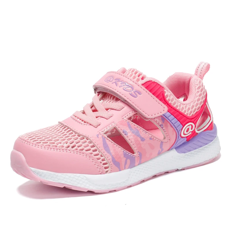 

SKHEK 2019 Summer Fashion Kids Shoes Cut-outs Air Mesh Breathable Shoes For Boys Girls Children Sneakers Baby Boy Girl Sandals