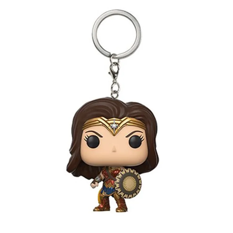 DC Heroes Wonder Woman фигурка игрушки кукла 19 см DC justice League ARTFX статуя Wonder Woman Коллекционная модель Фигурка Игрушки - Цвет: keychain