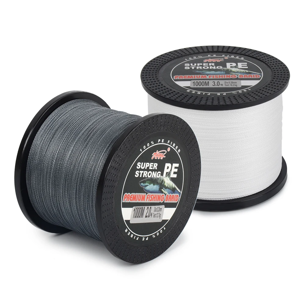 1000M PE Braided Fishing Line Multifilament 4 Strands Cord Carp Fishing