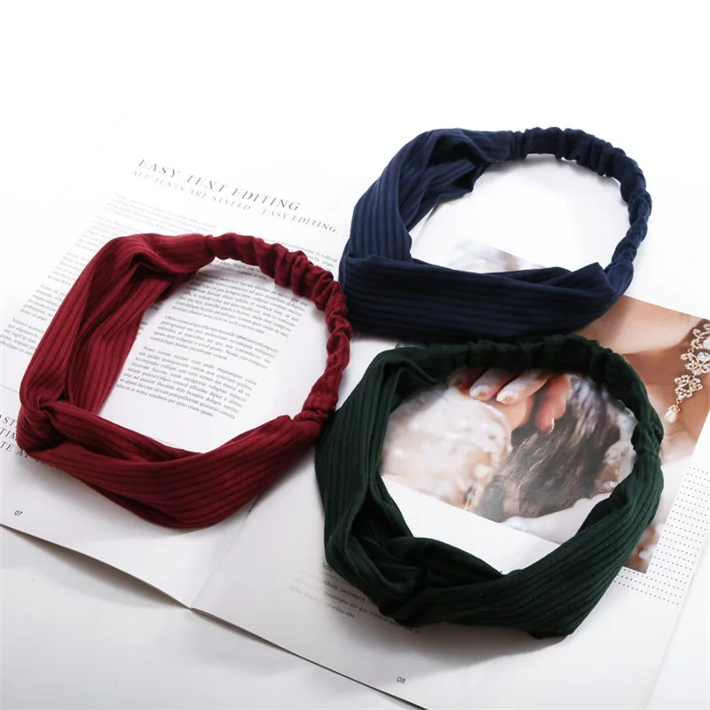  Women Hair Accessories Fashion Hairband Girls Headband Turban Elastic Hair band  (8)