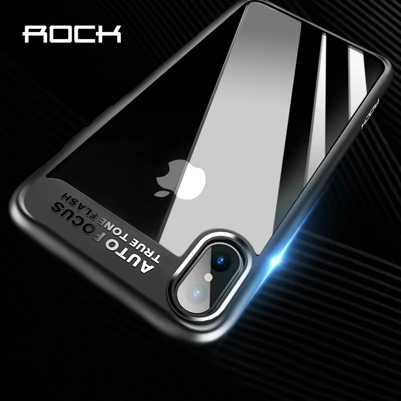 

ROCK Slim Cover Case for iPhone X 7 8 6 6s Plus,Ultrathin Full Protective PC&TPU Protection Silicone Mobile Phone Case for IOS