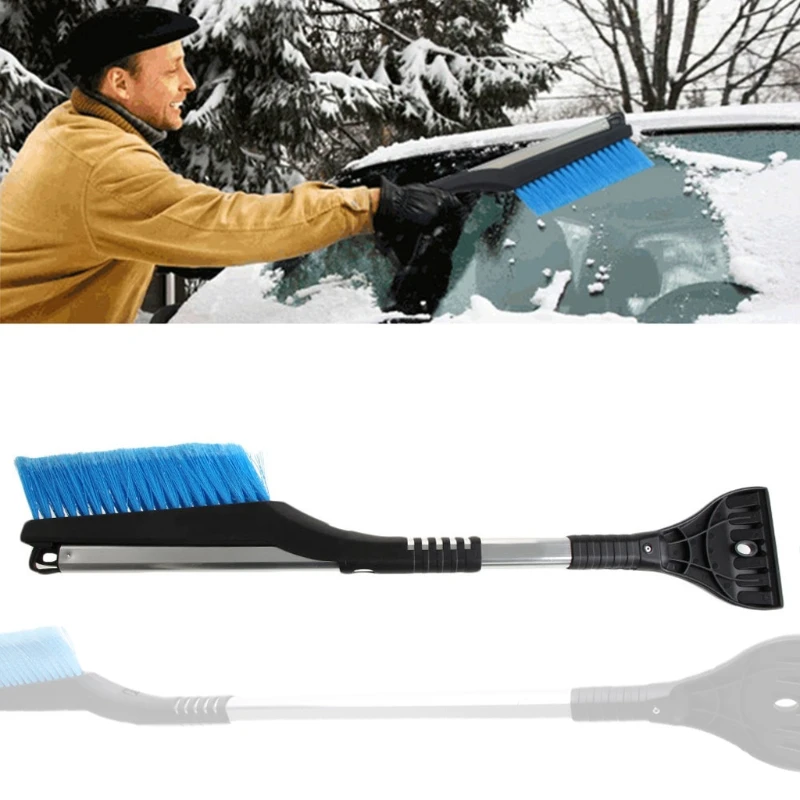Winter Snow Ice Scraper Snow Removal Kit for Cars and Trucks, Aluminum