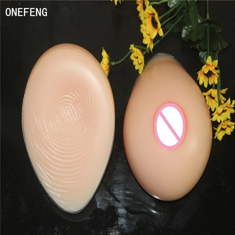 

1000g/Pair D Cup Best Breast Expansion Drag Queen Silicone Breast Forms Back Autohesion 100% Premium Siliocne for Shemale Bra