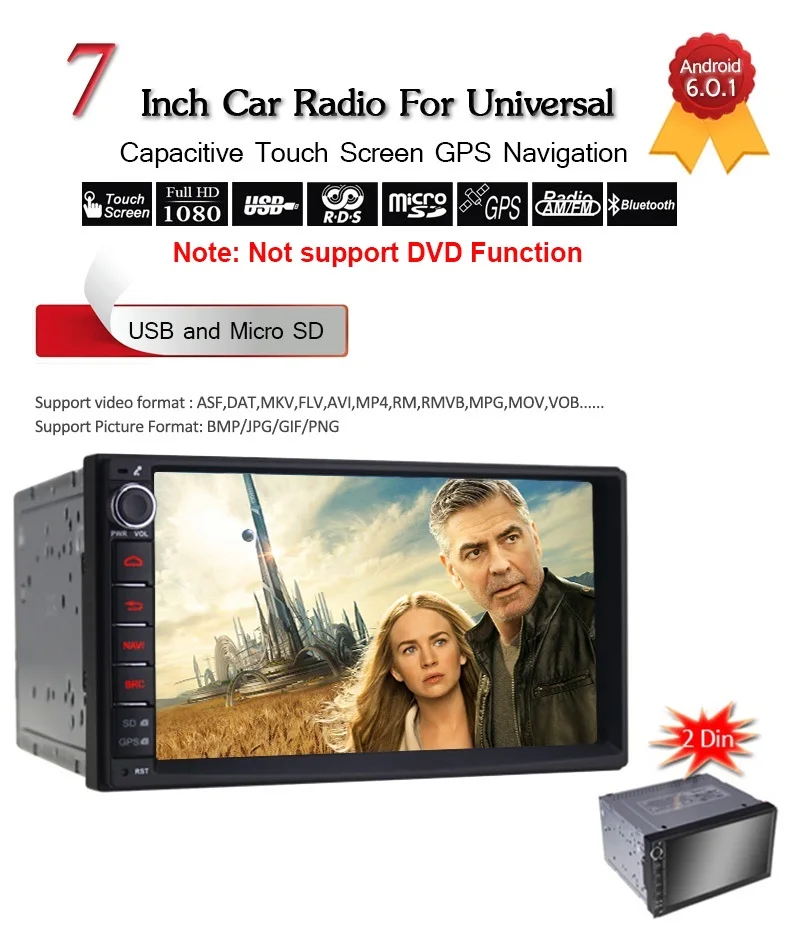 Sale 2 Din Media Player 7.0" Touch Universal Car Radio Stereo Quad Core (2G+32GB) Android 6.0 GPS Navigator Head Unit Steering Wheel 12 Sale 2 Din Media Player 7.0" Touch Universal Car Radio Stereo Quad Core (2G+32GB) Android 6.0 GPS Navigator Head Unit Steering Wheel 12