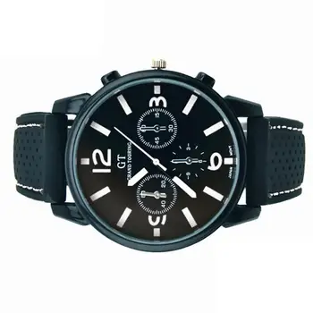 

relogio masculino 1PC Men New Fashion Stainless Steel Sport Cool Quartz Hours Wrist Analog Watch For Men Levert Dropship 614