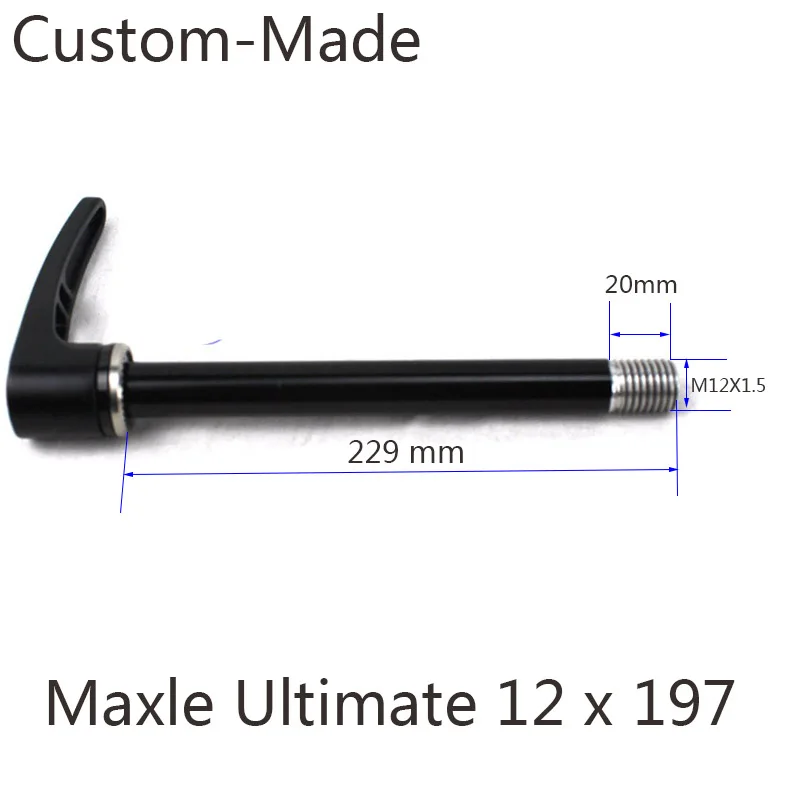 Axe traversant en alliage d'aluminium 15 mm x 100/110 mm pour