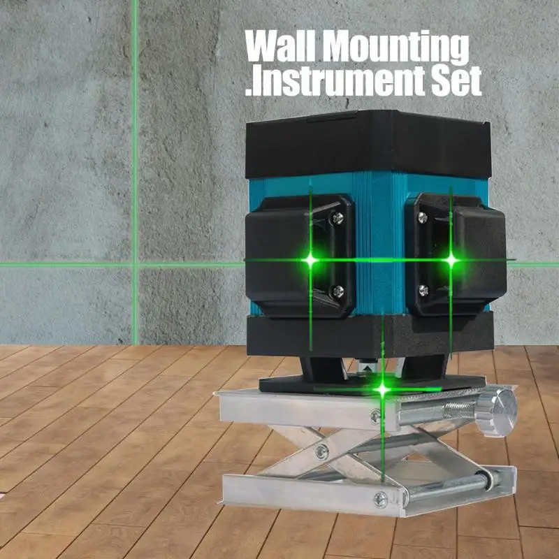 

3D Green Self-calibration Laser Level Horizontal And Vertical 12-Line Affixing Instrument Full Range Of Wall Gauge 100-240V