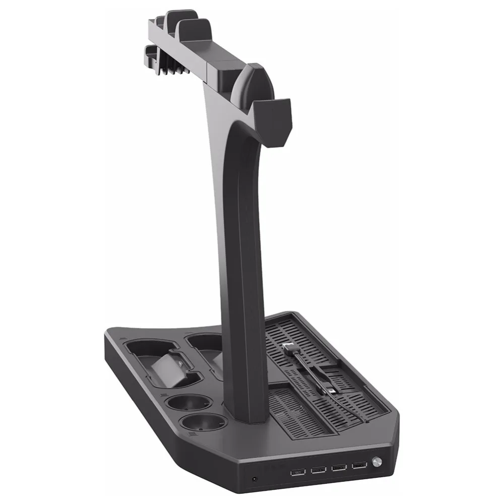  Vertical Stand Showcase PSVR PS4 Pro Slim Charging Display Stand for Playstation 4 PS4 VR Fan Coole