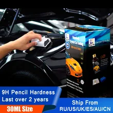 30ml Flüssigkeit Glas Keramik Auto Beschichtung Super Hydrophoben Glas Beschichtung Nano Keramik Auto Pflege Wachs Auto Polieren Kit Anti scratch