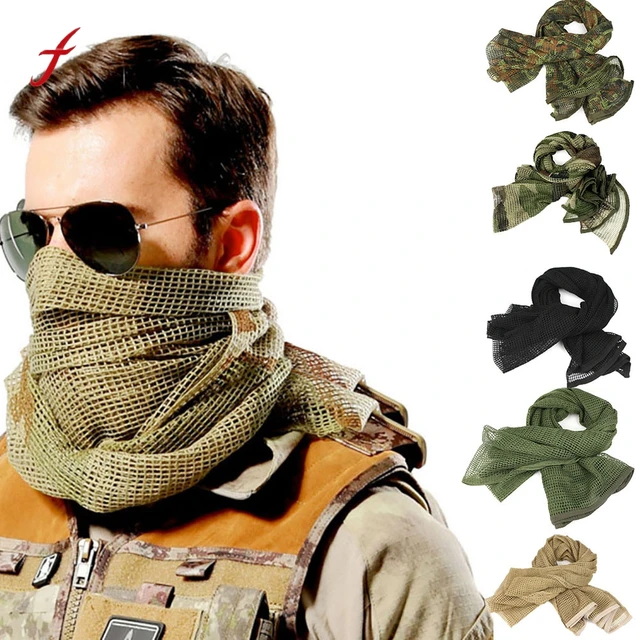 Army Military Tactical Arab Shemagh KeffIyeh Cotton Shawl Scarves