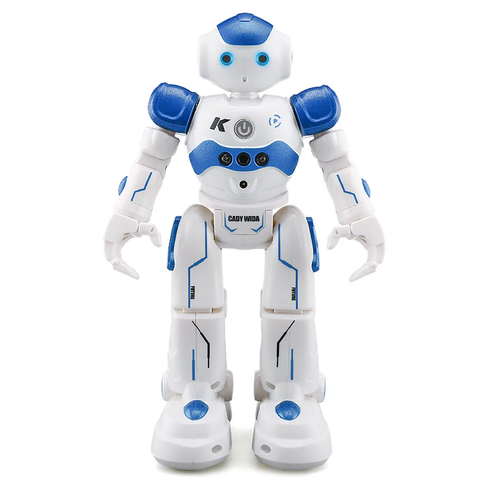 

JJRC R2 USB Charging Singing Dancing Gesture Control RC Robot Smart Remote Control Toy Blue For Kids Children Gift Presents