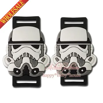 

Fashion Cartoon Designs 2Pcs Star War Shoelace Trainers Shoe Accssories Decoration Silicone Shoelaces,best for Kids Party Gift