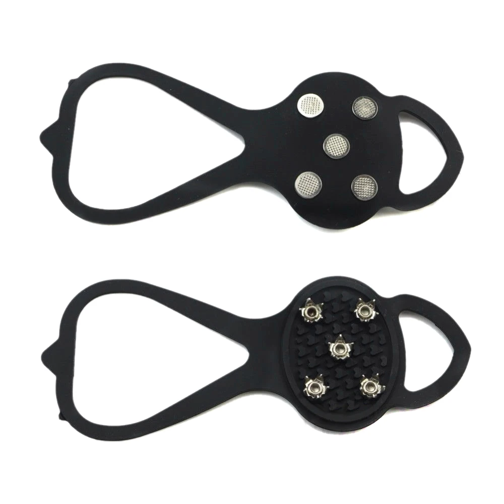 

1 Pair Outdoor Ice Snow Non-Slip Silicone Shoe Grip Cleats for Climbing Hiking KH889