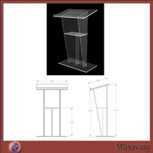 Кисти для макияжа rostrum/отчет стол/Школа/конференц-зал rostrum Кристалл акриловая церковная лектерна/perspex pulpit