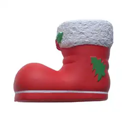 Забавный Squishy имитировать Рождественский сапог Squeeze Игрушка снятие стресса кляп игрушка для розыгрыша для малыша подарок