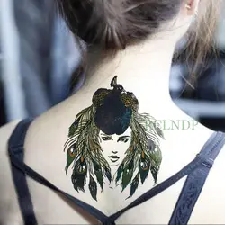 Водостойкая Временная тату-наклейка Wild girl tatto sticker s флэш-тату поддельные татуировки для женщин