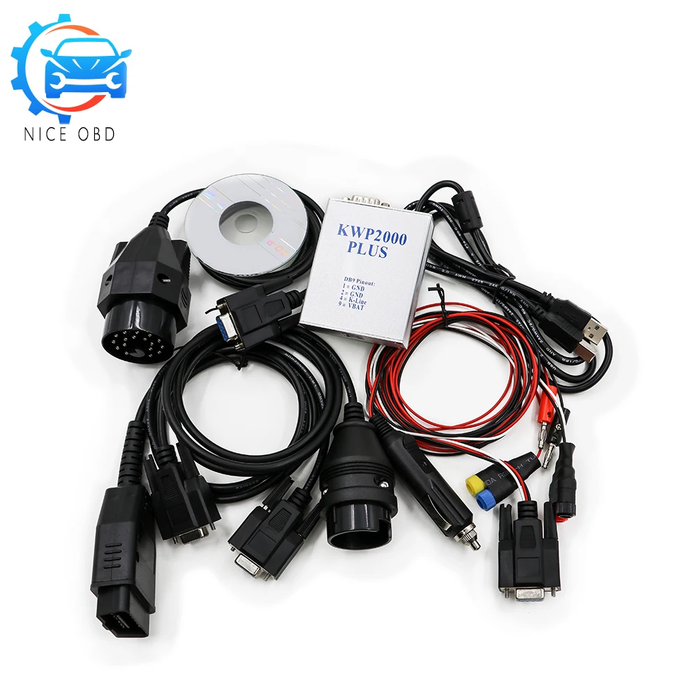 2019 KWP2000 Plus ECU Flasher obd2 считыватель кодов автоматический диагностический инструмент