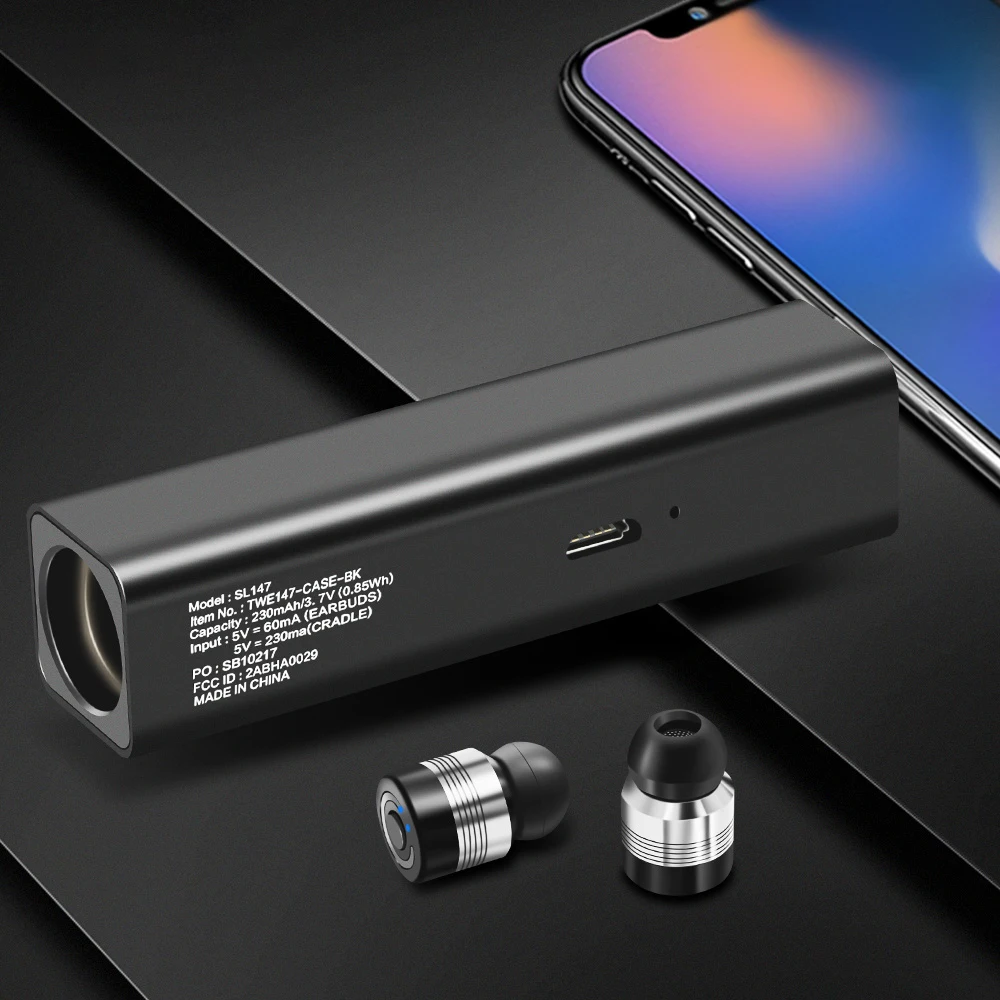 

TWS Wireless Bluetooth Earphones In-Ear Music Earbuds Set Stereo Headset Sport earphone For iPhone X 6 7 8 Samsung Xiaomi
