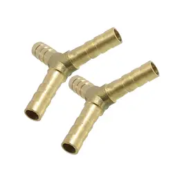 2 предмета латунь Y-Форма 3 способа штуцер шланга адаптер Муфта для 6 мм трубы