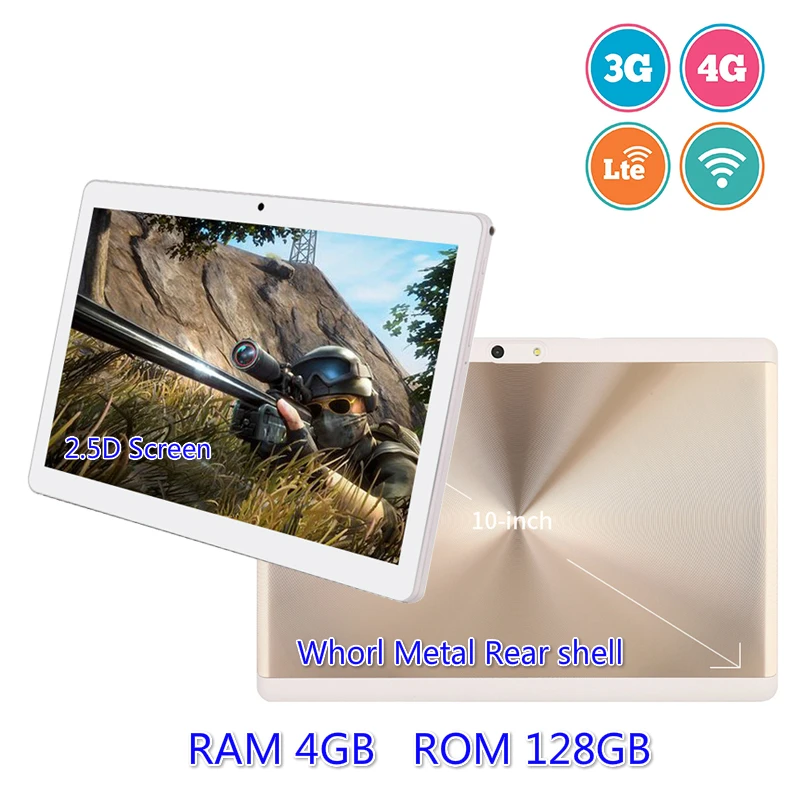 2018 Новый I900 Tablet Pc 10,1 дюймов 2.5D Экран Octa Core Android 7,0 с WI-FI 3g вызова 4 г LTE телефон для Bluetooth Клавиатура Tablet