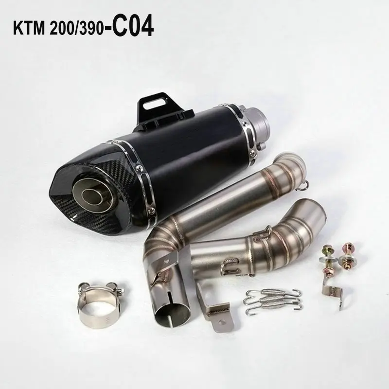 Motorcycle Exhaust Pipe Modified Exhaust ktm DUKE200 ktm390 Muffler Modified Motorbike Exhaust Akrapovic Exhaust Muffler Motorcycle Exhaust Pipe Modified Exhaust ktm DUKE200 ktm390 Muffler Modified Motorbike Exhaust Akrapovic Exhaust Muffler