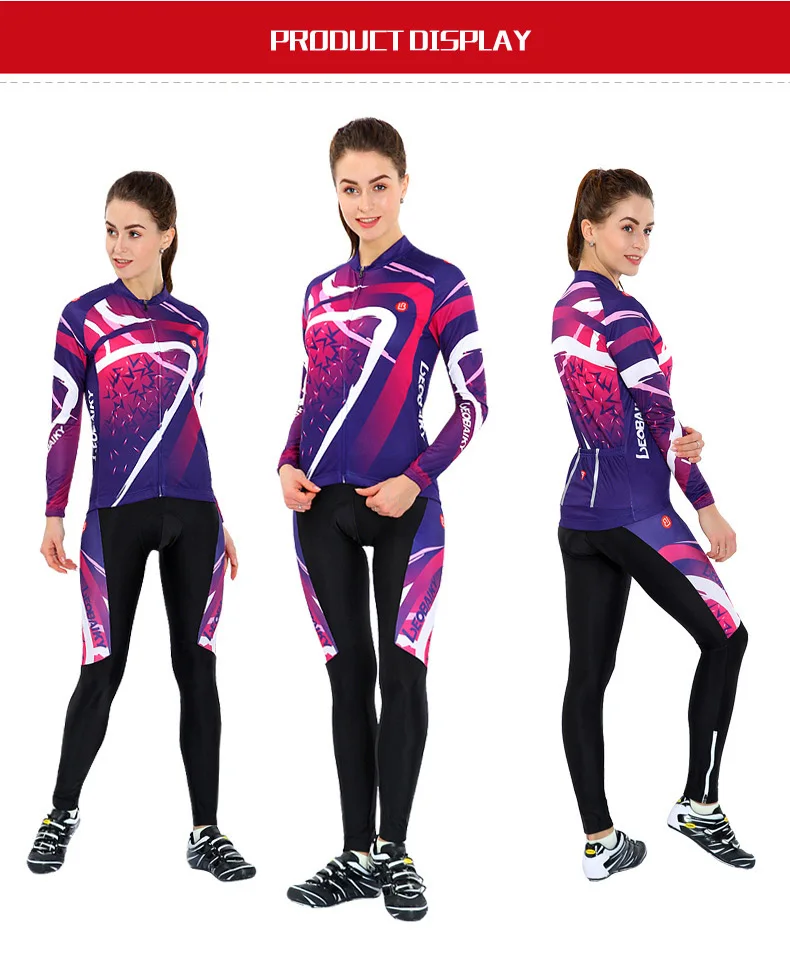 Женская одежда для велоспорта, набор, светоотражающий, длинный рукав, для женщин, s, для велоспорта, Джерси, Mtb, для езды на велосипеде, костюм, велосипедная одежда, женская спортивная одежда