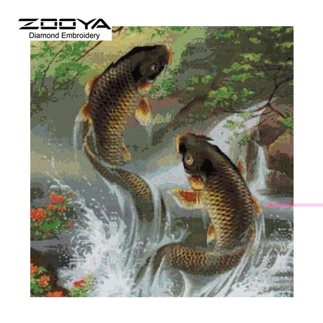 5d Diy Diamond Lukisan Ikan Melompat Bordir Diamond Lukisan Cross Stitch Ikan Dalam Air Rhinestone Mosaik Lukisan Bj1303 Diamond Painting Fish Painting Cross Stitchdiamond Painting Cross Stitch Aliexpress