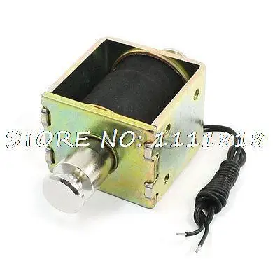

DC24V Push Pull Open Frame Solenoid Electromagnet 3mm Stroke 1500g Force