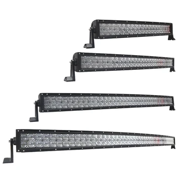 

5D Double Row LED Light Bar Offroad Combo Beam 72w 120w 180w 240w 300w Curved Led Work Light Bar for Truck Car SUV ATV 4x4 4WD