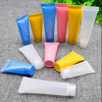 

20PCS Plastic forosted hose Bottle Flip Cap Empty Cosmetic Cleansing Cream Lotion bottle