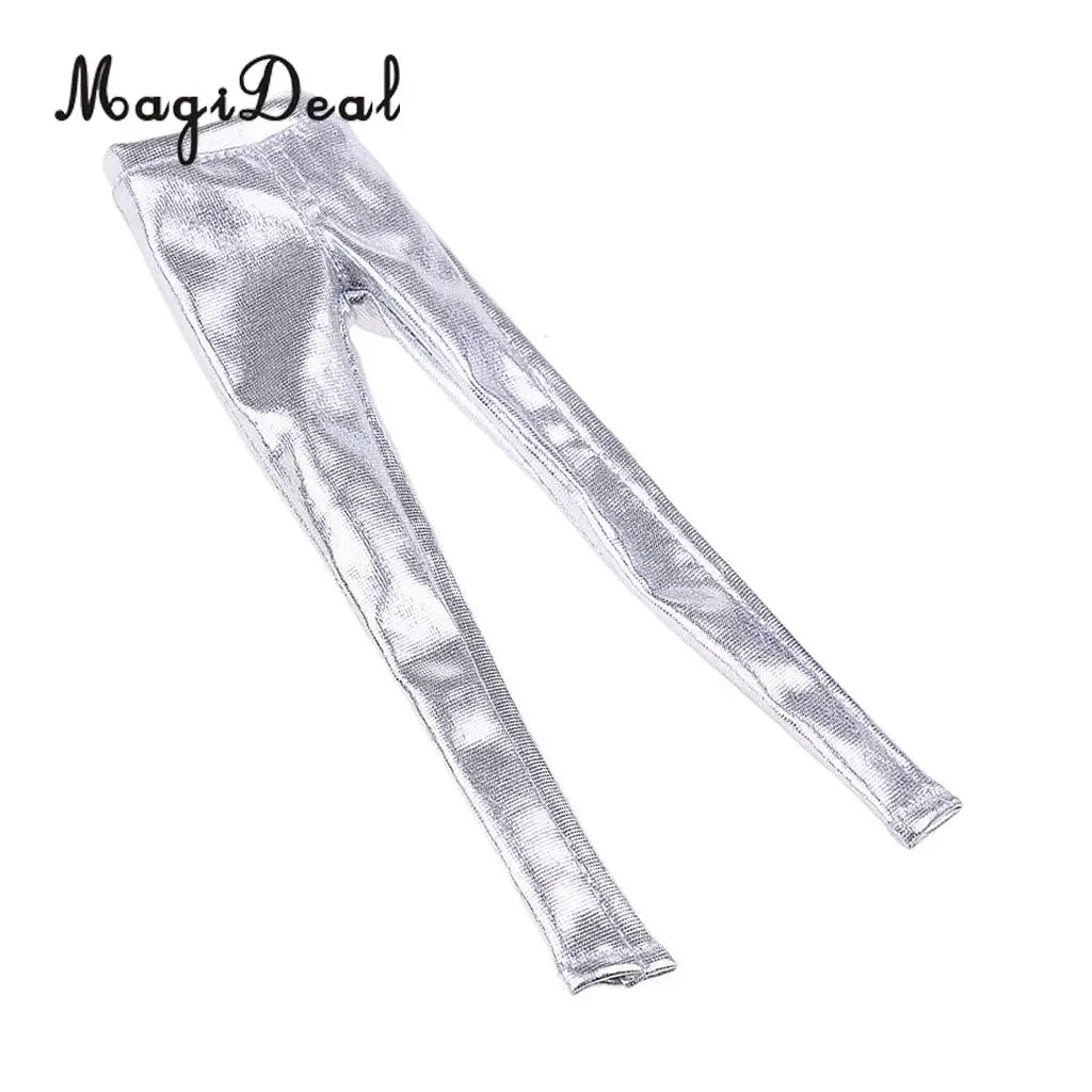 MagiDeal 1/6 Scale PU Leather Female Trousers Women Pants Clothes for 12 Inch Figures Doll Toy DIY Accessories
