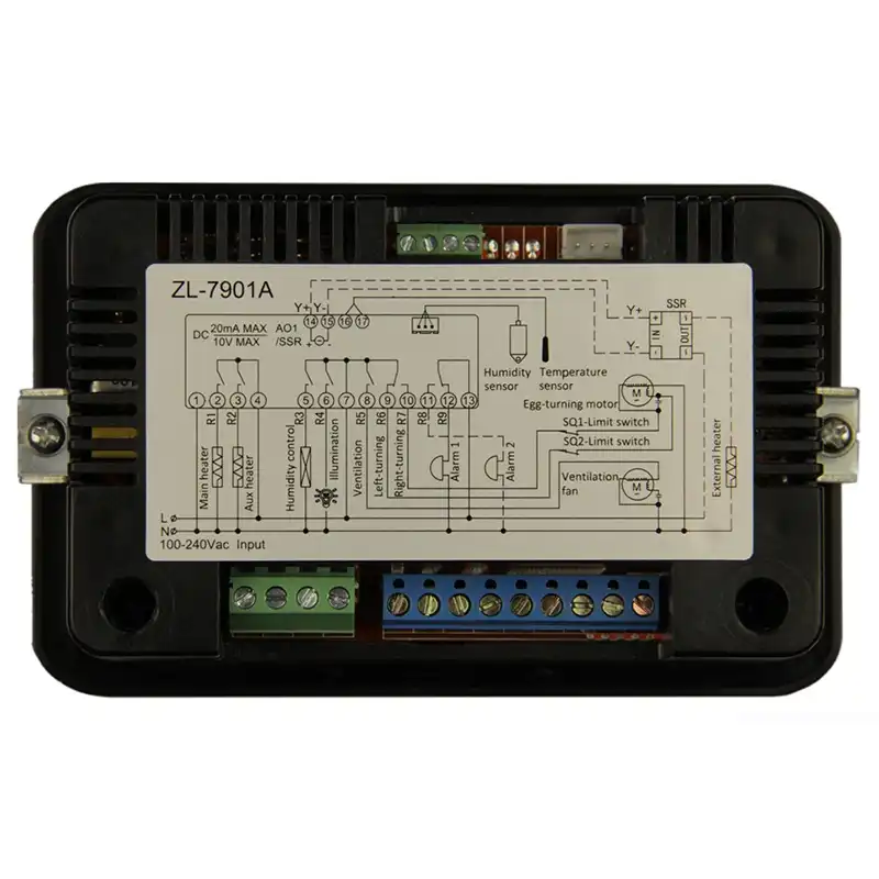 Jaimenalin Zl-7901A,100-240Vac,Pid,Multifunctional Automatic Incubator,Incubator Controller,Temperature Humidity For Incubator