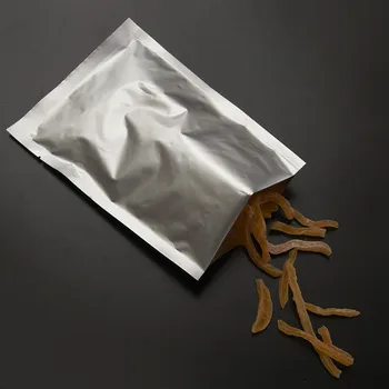 

50pcs 7*10cm Flat Pocket Pure Aluminum Foil Packaging Bags Open Top Heat Seal snack Food Vacuum Plastic bag BZ129